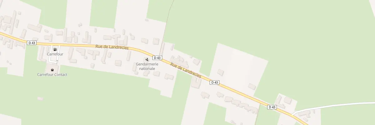 Plan du 67 Rue de Landrecies à Bousies