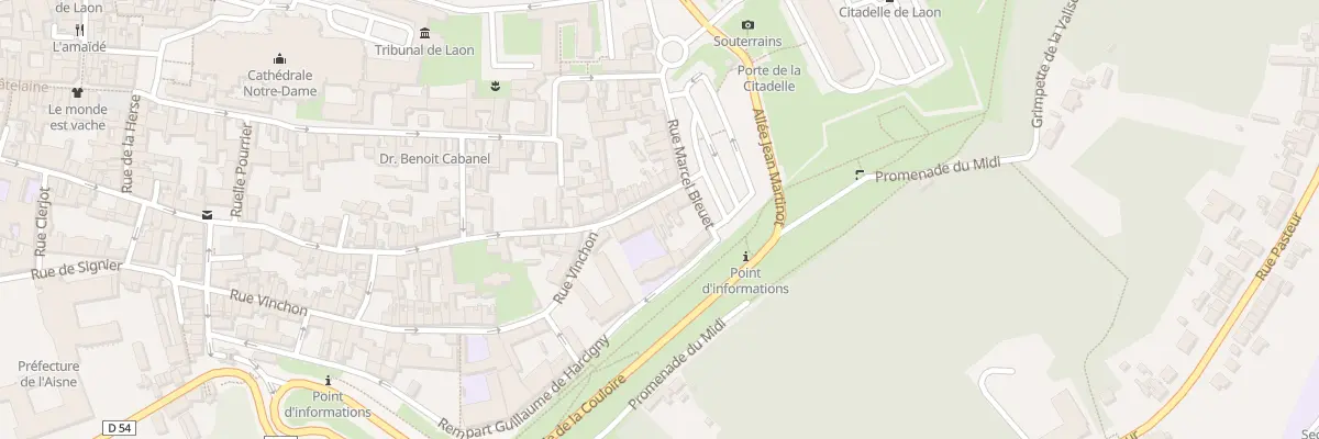 Plan du 50 Rue Vinchon à Laon