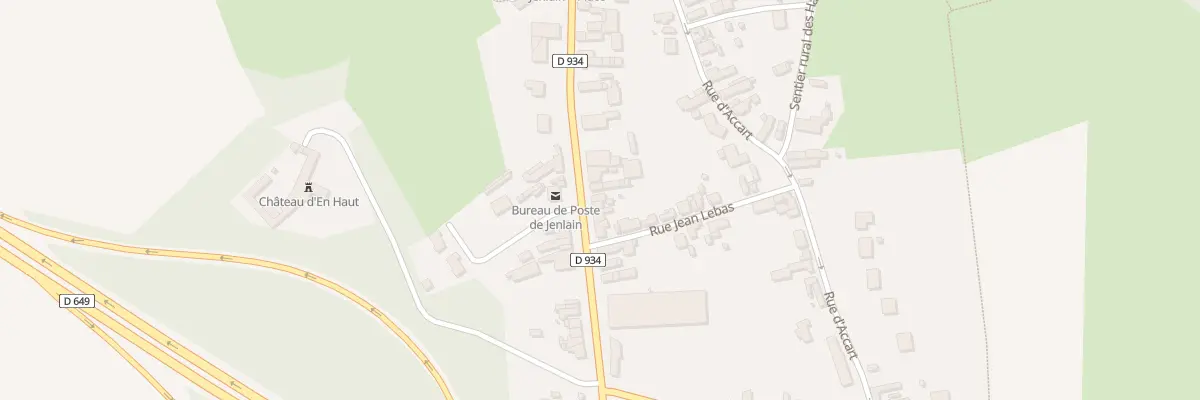 Plan du 51 Rte Nationale à Jenlain