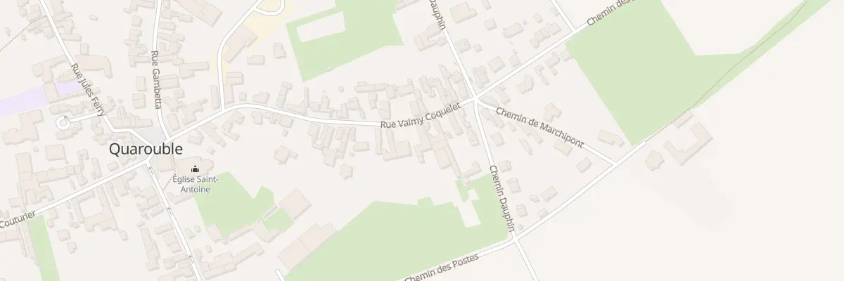 Plan du 38 Rue Valmy Coquelet à Quarouble