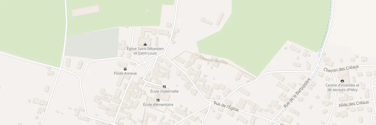 Plan du 18 Rue de l’Eglise à Héry