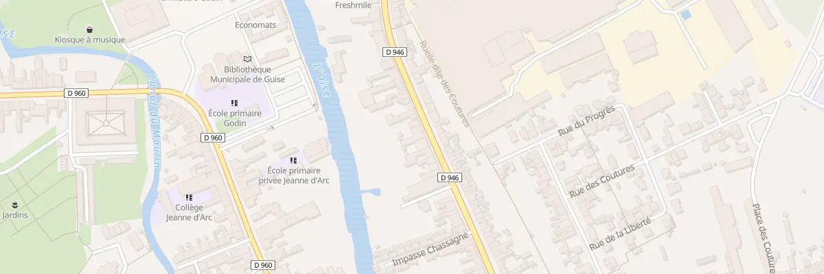 Plan du 315 Rue Sadi Carnot à Guise
