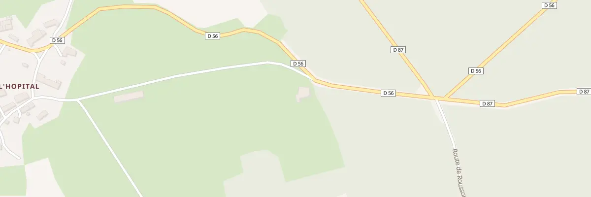Plan du 5036 L’Hopital à Chambon-sur-Dolore