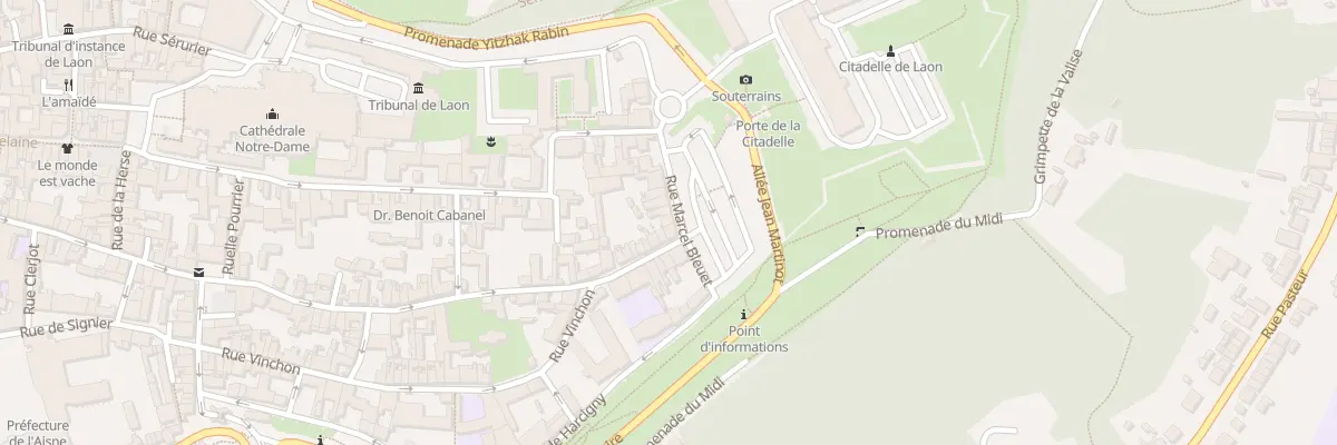 Plan du 7 Rue Marcel Bleuet à Laon