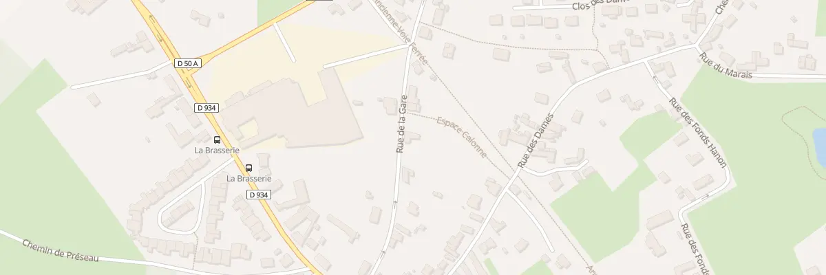 Plan du 8 Rue de la Gare à Jenlain