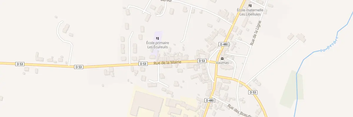 Plan du 21 Rue de la Mairie à Vaumas