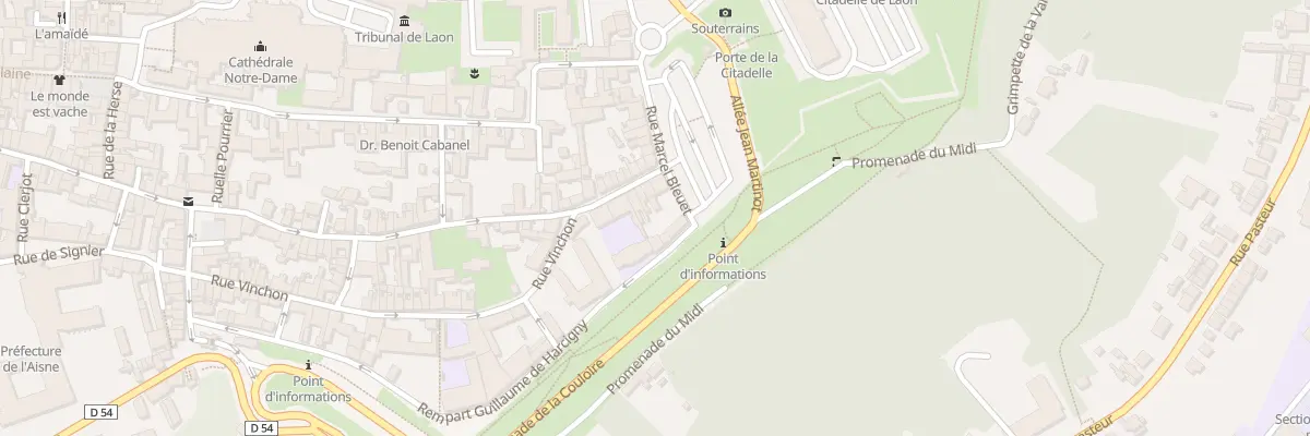 Plan du 52 Rue Vinchon à Laon