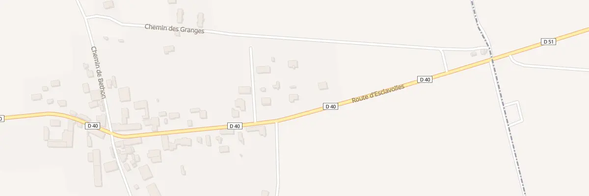Plan du 27 Rte d’Esclavolles à Périgny-la-Rose