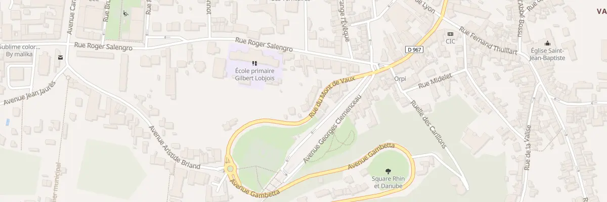 Plan du 7 Rue du Mont de Vaux à Laon
