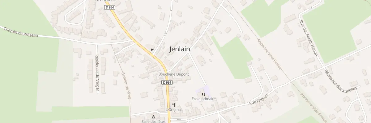 Plan du 4 Rue des Dames à Jenlain
