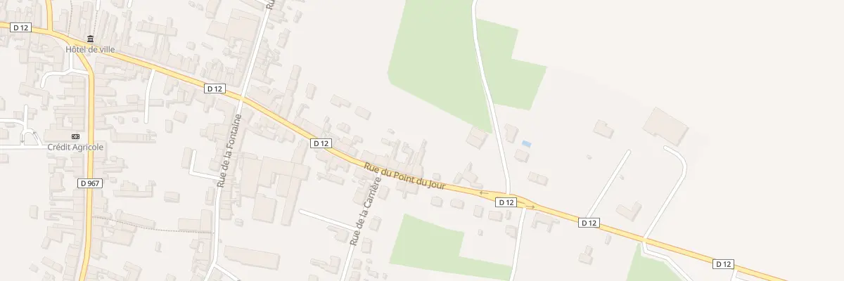 Plan du 27 Rue du Point du Jour à Crécy-sur-Serre