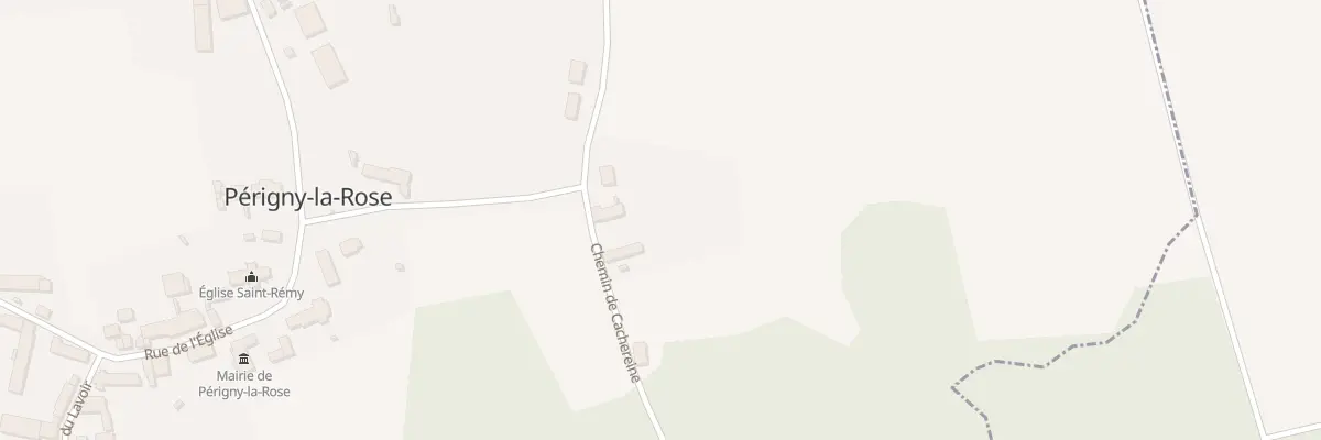 Plan du 1B Che de Cachereine à Périgny-la-Rose