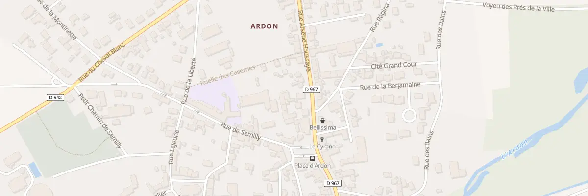 Plan du 150 Rue Arsène Houssaye à Laon