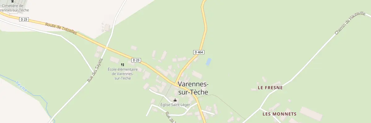 Plan du 9 Rue de l’Ancienne Poste à Varennes-sur-Tèche