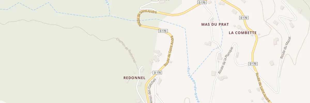 Plan du 5172 Redonnel à Mandagout