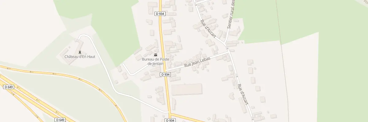 Plan du 14 Rue Jean Baptiste Lebas à Jenlain