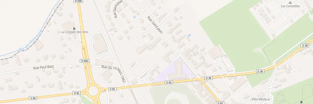 Plan du 5 Rue Saint-Jean à Vincelles
