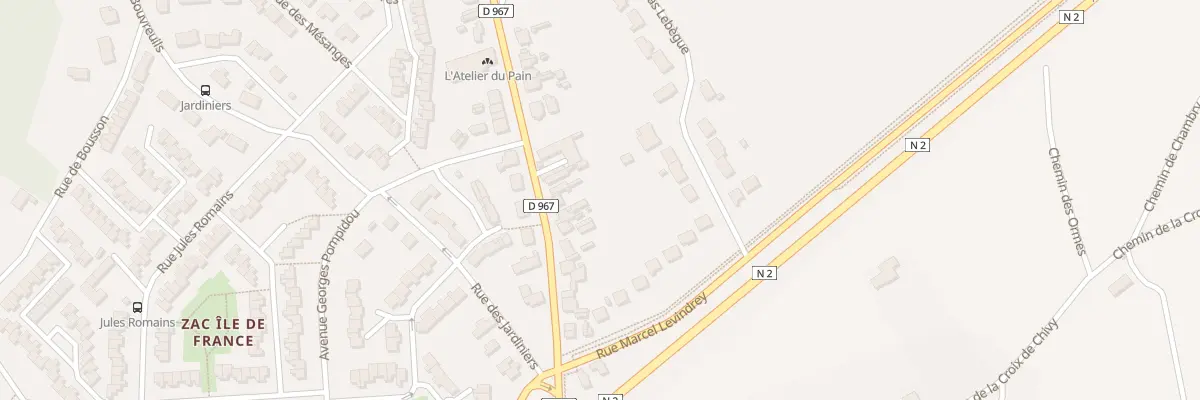 Plan du 37 Rue Arsène Houssaye à Laon