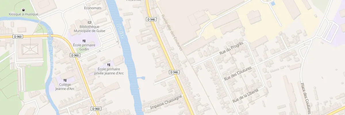 Plan du 296 Rue Sadi Carnot à Guise