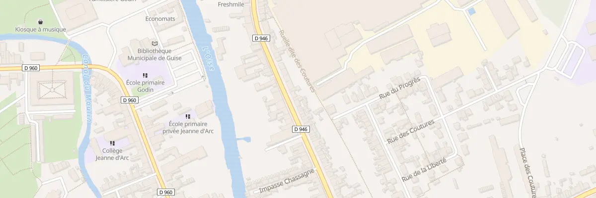 Plan du 302 Rue Sadi Carnot à Guise