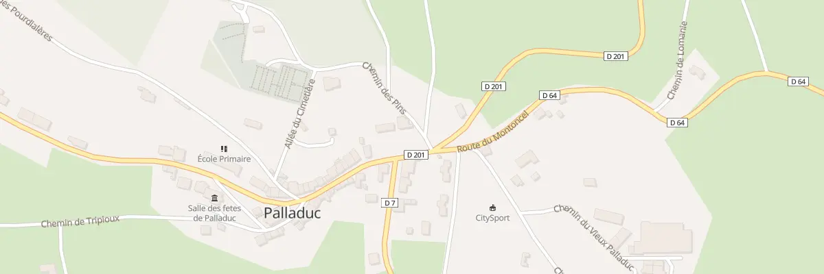 Plan du 5243 Palladuc à Palladuc