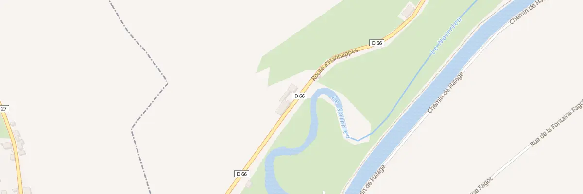 Plan du 14 Rte d’Hannappes à Vénérolles