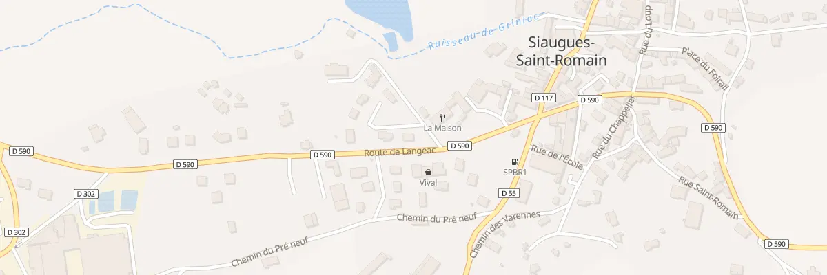 Plan du 1 Imp des Moulins à Siaugues-Sainte-Marie