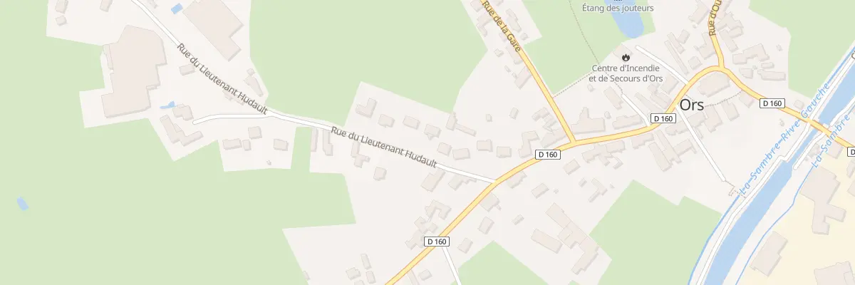 Plan du 2T Rue du Lt Hudault à Ors