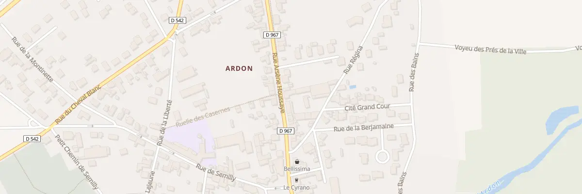 Plan du 139 Rue Arsène Houssaye à Laon