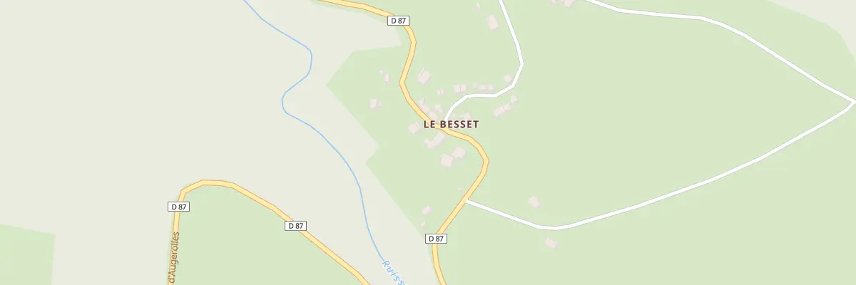 Plan du 5412 Le Besset à Olliergues