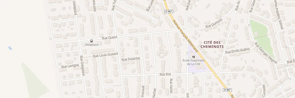 Plan du 34 Rue Eugene Frocaut à Laon