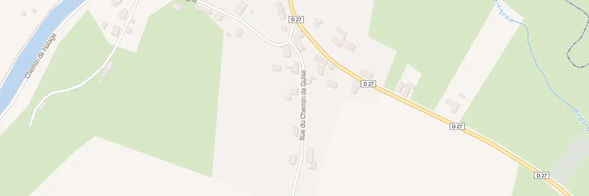 Plan du 6 Rue du Chemin de Guise à Hannapes