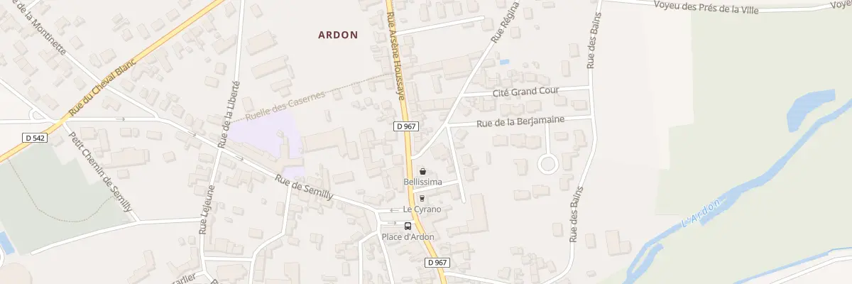 Plan du 151 Rue Arsène Houssaye à Laon