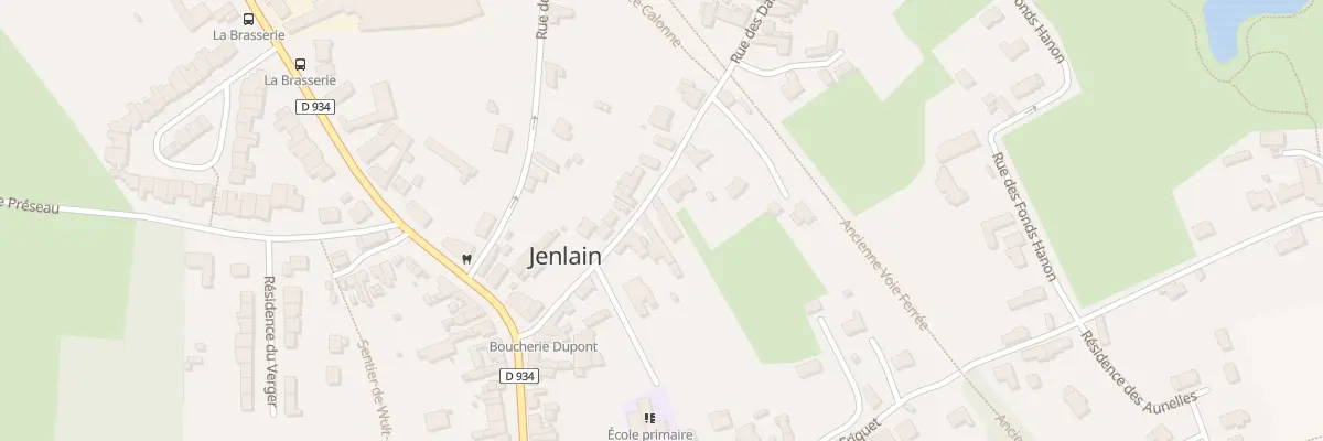 Plan du 10 Rue des Dames à Jenlain