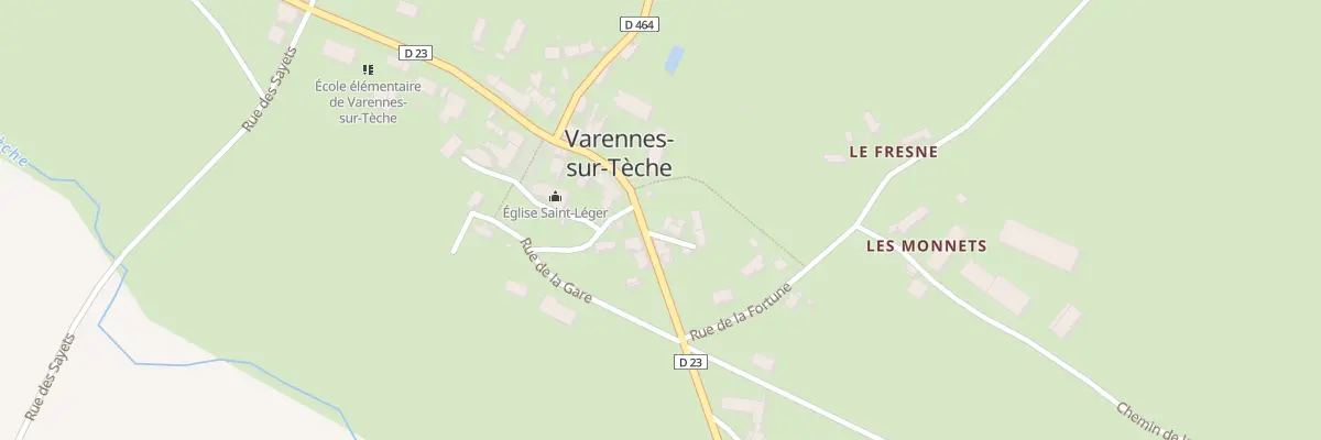 Plan du 5 Rue de la Mairie à Varennes-sur-Tèche