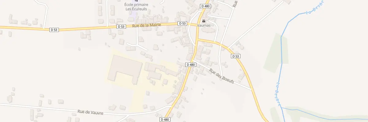 Plan du 8 Rue du Val de Besbre à Vaumas