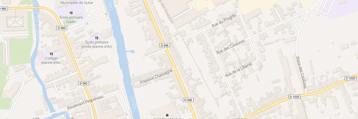 Plan du 208 Rue Sadi Carnot à Guise