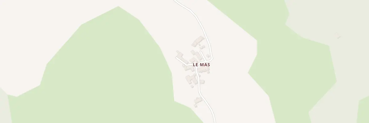 Plan du 5274 Le Mas à Siaugues-Sainte-Marie