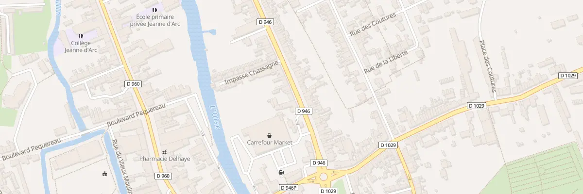Plan du 127 Rue Sadi Carnot à Guise