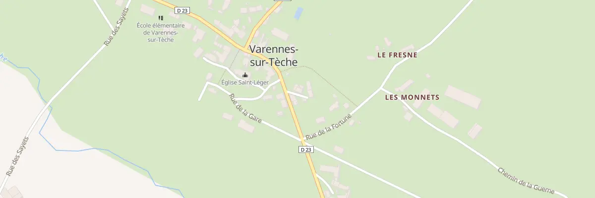 Plan du 7 Rue de la Mairie à Varennes-sur-Tèche