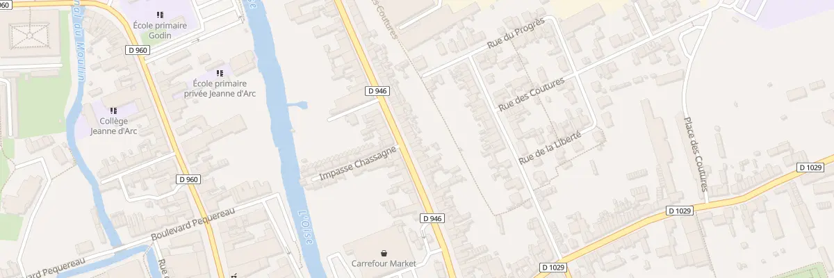 Plan du 194 Rue Sadi Carnot à Guise