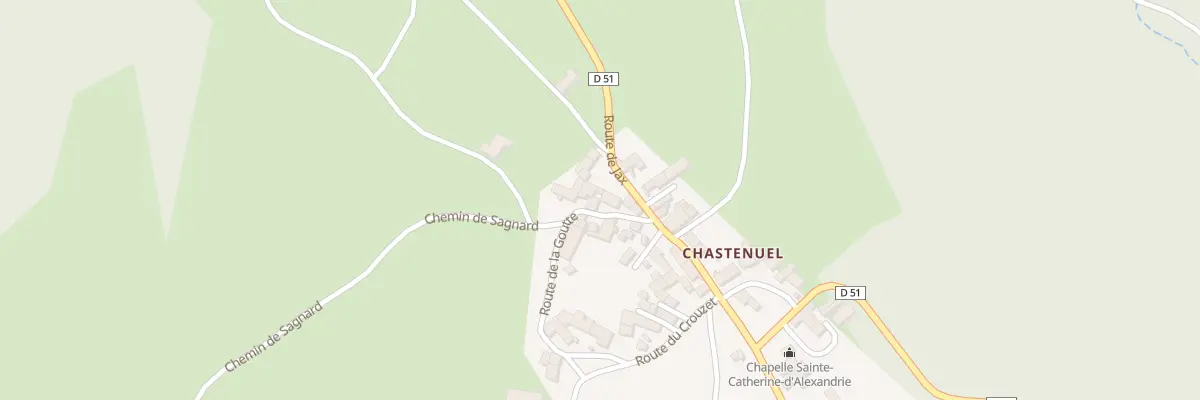 Plan du 8 Rte de la Goutte à Jax