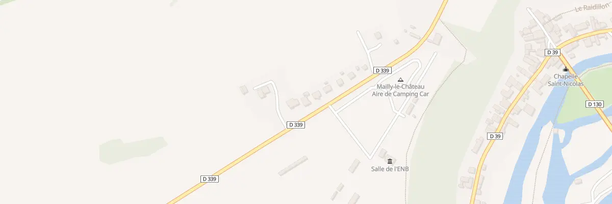 Plan du 36 Rue du Beauvais à Mailly-le-Château