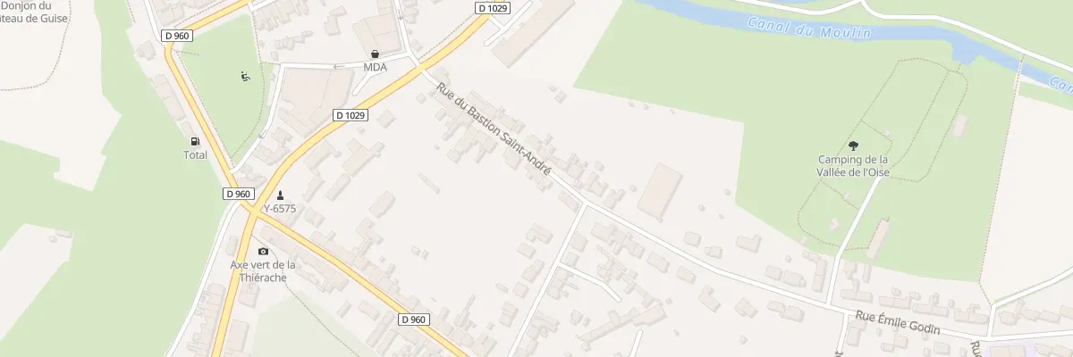 Plan du 246 Rue du Bastion Saint-andré à Guise