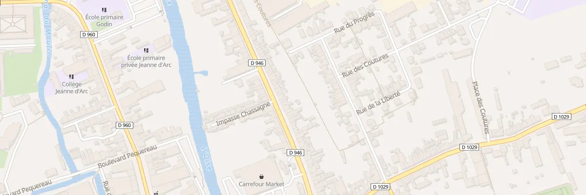 Plan du 184 Rue Sadi Carnot à Guise
