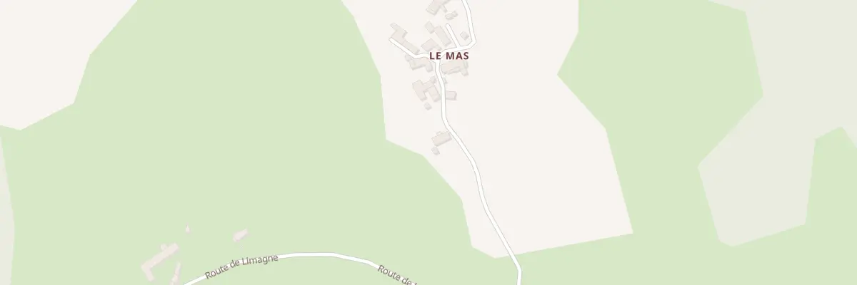 Plan du 5268 Le Mas à Siaugues-Sainte-Marie