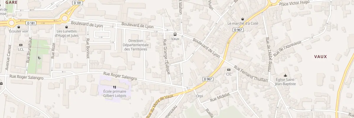 Plan du 21 Rue du Colombier à Laon
