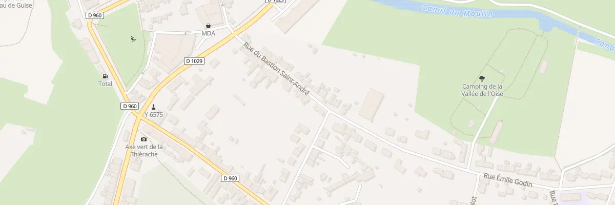 Plan du 262 Rue du Bastion Saint-andré à Guise