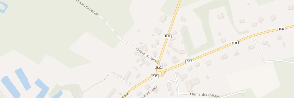 Plan du 4 Che de Corneil à Presles-et-Thierny