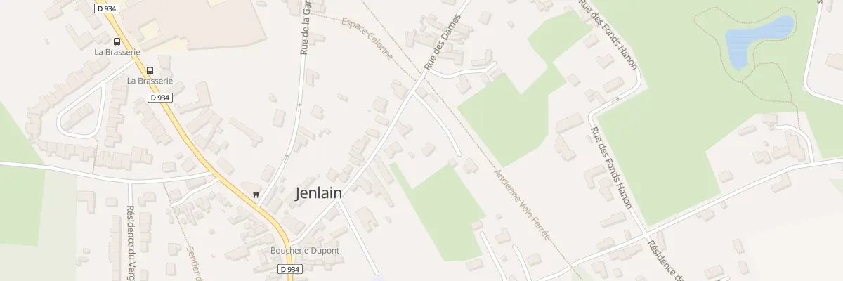 Plan du 16 Rue des Dames à Jenlain